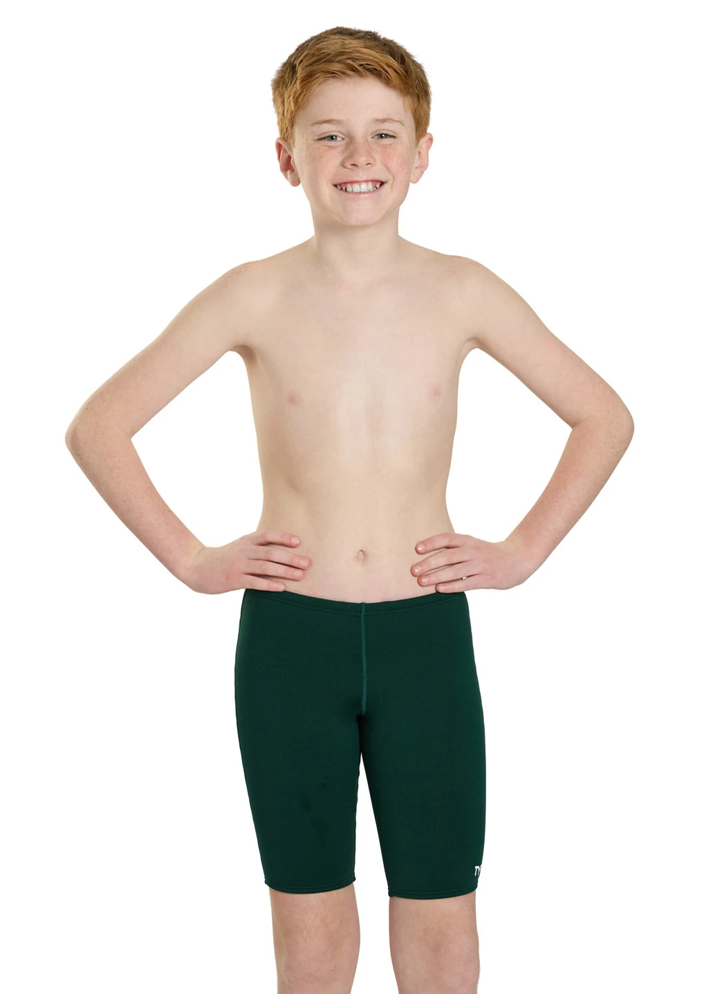 TYR Boys' Solid Jammer Swimsuit (Little Kid, Big Kid) 3 TYR Boys' Solid Jammer Swimsuit (Little Kid, Big Kid)