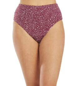 Nike Women's Adventure Reversible High Waist Bikini Bottom 30 Nike Women's Adventure Reversible High Waist Bikini Bottom -Swimming Equipment Shop 8641561526440 sangria 1a