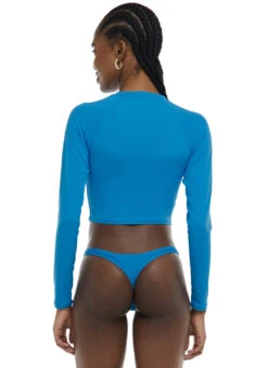 Body Glove Women's Smoothie Let It Be Long Sleeve Crop Rash Guard -Swimming Equipment Shop 8641576304808 wave 3a