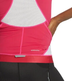 Louis Garneau Women's Sprint Short Sleeve Tri Jersey -Swimming Equipment Shop 8641685127336 darkpinkblack 5a