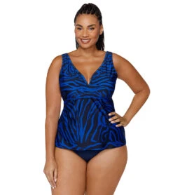 Raisins Women's Tranquilo Solids Costa Plus Size Bikini Bottom -Swimming Equipment Shop 8641716420776 navy