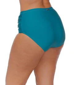 Raisins Women's Tranquilo Solids Costa Plus Size Bikini Bottom -Swimming Equipment Shop 8641716420776 teal 3a