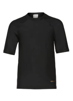 Sporti Youth Unisex S/S UPF 50+ Hybrid Comfort Fit Rash Guard 18 Sporti Youth Unisex S/S UPF 50+ Hybrid Comfort Fit Rash Guard -Swimming Equipment Shop 8641898086568 black