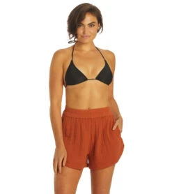 Rip Curl Women's Premium Shorts -Swimming Equipment Shop 8642019950760 cinnamon 4a