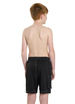 Sporti Boys' Cargo Swim Trunk -Swimming Equipment Shop 8642037055656 black 3a