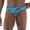 TYR Men's Fizzy Racer Brief Swimsuit 2 TYR Men's Fizzy Racer Brief Swimsuit -Swimming Equipment Shop 8642071232680 bluegreen 1a