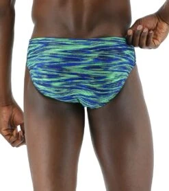 TYR Men's Fizzy Racer Brief Swimsuit 24 TYR Men's Fizzy Racer Brief Swimsuit -Swimming Equipment Shop 8642071232680 bluegreen 3a
