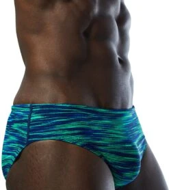 TYR Men's Fizzy Racer Brief Swimsuit 27 TYR Men's Fizzy Racer Brief Swimsuit -Swimming Equipment Shop 8642071232680 bluegreen 6a