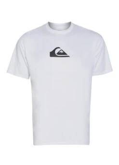 Quiksilver Men's Solid Streak Short Sleeve UPF 50 Rash Guard 39 Quiksilver Men's Solid Streak Short Sleeve UPF 50 Rash Guard -Swimming Equipment Shop 8642110619816 white 1a