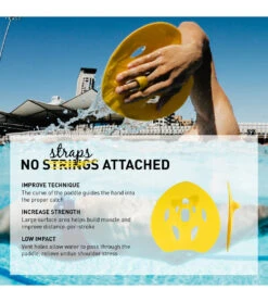 FINIS Manta Swim Paddles -Swimming Equipment Shop 8642126020776 yellow 7a