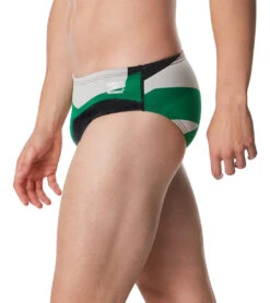 Speedo Men's Glimmer Brief Swimsuit -Swimming Equipment Shop 8642337013928 speedogreen 2a