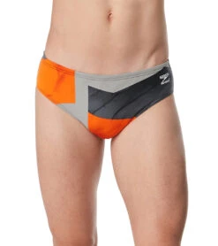 Speedo Men's Glimmer Brief Swimsuit -Swimming Equipment Shop 8642337013928 speedoorange