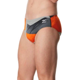 Speedo Men's Glimmer Brief Swimsuit -Swimming Equipment Shop 8642337013928 speedoorange 2a
