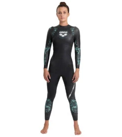 Arena Women's Storm Wetsuit -Swimming Equipment Shop 8642417328296 coralblueblack