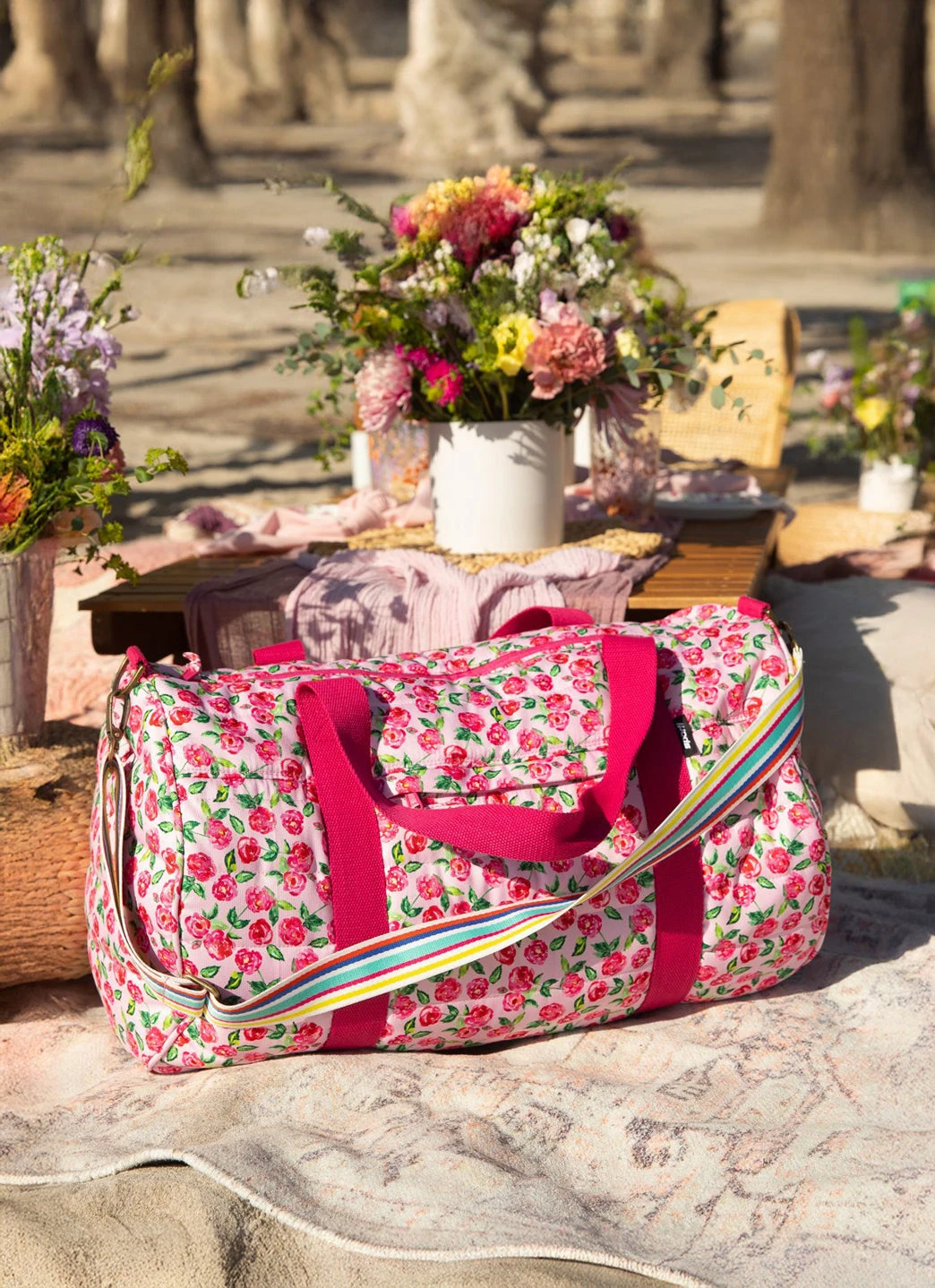 Sporti X Emma Weyant Garden Rose Weekender Bag 15 Sporti X Emma Weyant Garden Rose Weekender Bag - Image 13