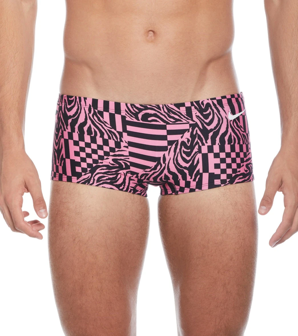 Nike Men's HydraStrong Multi Print Square Leg Swimsuit 10 Nike Men's HydraStrong Multi Print Square Leg Swimsuit - Image 8