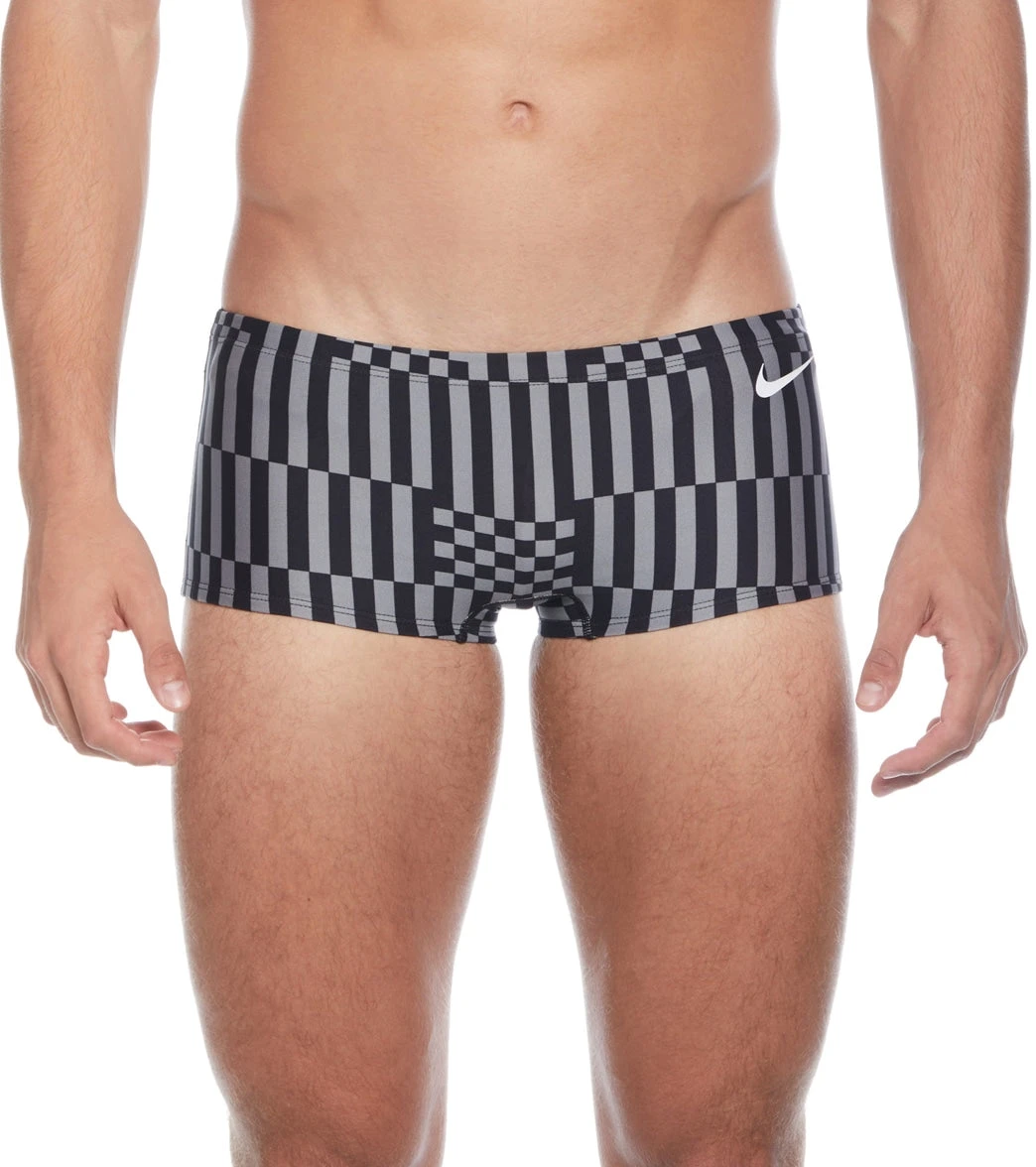 Nike Men's HydraStrong Multi Print Square Leg Swimsuit 18 Nike Men's HydraStrong Multi Print Square Leg Swimsuit - Image 16