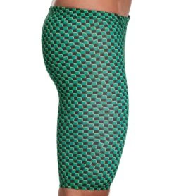 Nike Men's Drippy Check Jammer Swimsuit -Swimming Equipment Shop 8642524151976 courtgreen 2a