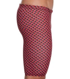 Nike Men's Drippy Check Jammer Swimsuit -Swimming Equipment Shop 8642524151976 universityred 2a