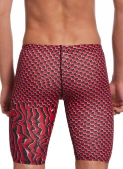 Nike Men's Drippy Check Jammer Swimsuit -Swimming Equipment Shop 8642524151976 universityred 3a