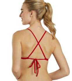 Sporti Guard Tie Back Bikini Top -Swimming Equipment Shop 8642572222632 red 4a