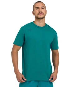 Arena Unisex Team Panel Short Sleeve T-Shirt -Swimming Equipment Shop 8642710143144 greenlake 1a