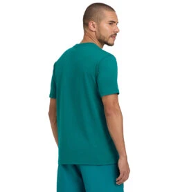 Arena Unisex Team Panel Short Sleeve T-Shirt -Swimming Equipment Shop 8642710143144 greenlake 2a