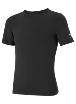 Speedo Youth Short Sleeve Tee -Swimming Equipment Shop 8642945646760 speedoblack