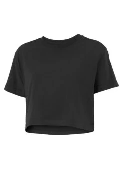 Speedo Women's Crop Tee -Swimming Equipment Shop 8642945679528 speedoblack 1a