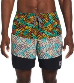 Nike Men's 18" Wild Vibe Swim Trunks -Swimming Equipment Shop 8642998730920 black 1a