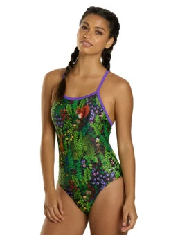 Sporti Forest Hideaway Thin Strap One Piece Swimsuit (22-44) -Swimming Equipment Shop 8643860922536 2t