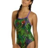 Sporti Forest Hideaway Thin Strap One Piece Swimsuit (22-44) -Swimming Equipment Shop 8643860922536 foresthideaway