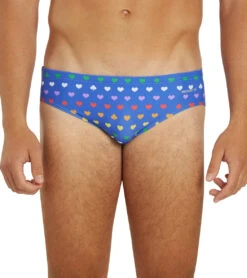 Sporti Rainbow Heart Brief Swimsuit 15 Sporti Rainbow Heart Brief Swimsuit -Swimming Equipment Shop 8643880059048 rainbowheart 4a