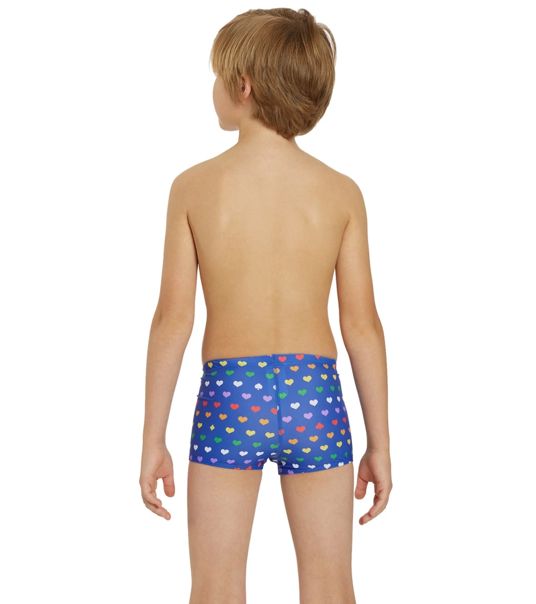 Sporti Rainbow Heart Square Leg Swimsuit Youth (22-28) 6 Sporti Rainbow Heart Square Leg Swimsuit Youth (22-28) - Image 4