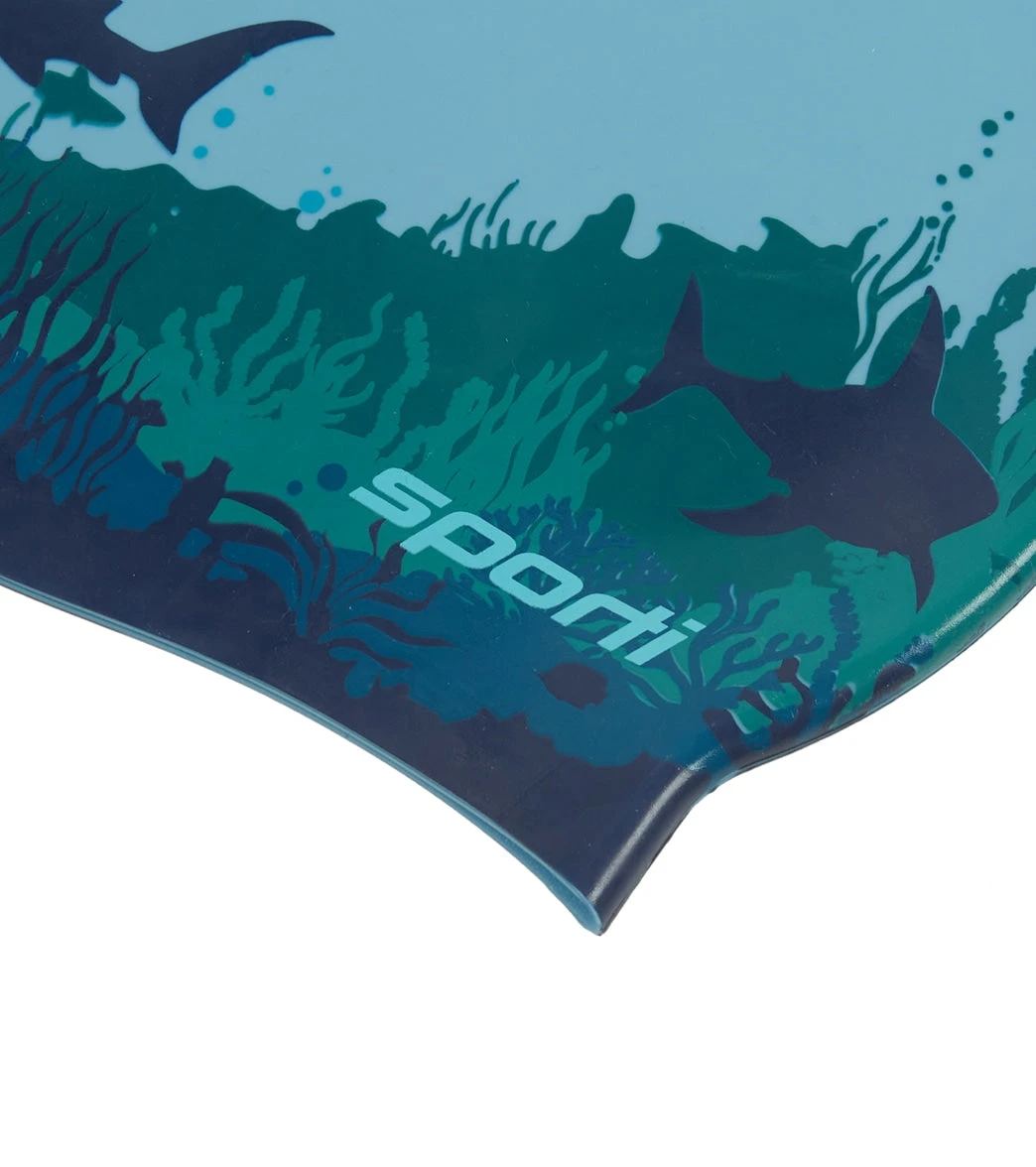Sporti Sharkies Silicone Swim Cap 5 Sporti Sharkies Silicone Swim Cap - Image 3