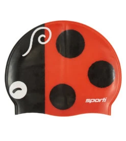 Sporti Ladybug Silicone Swim Cap Jr.