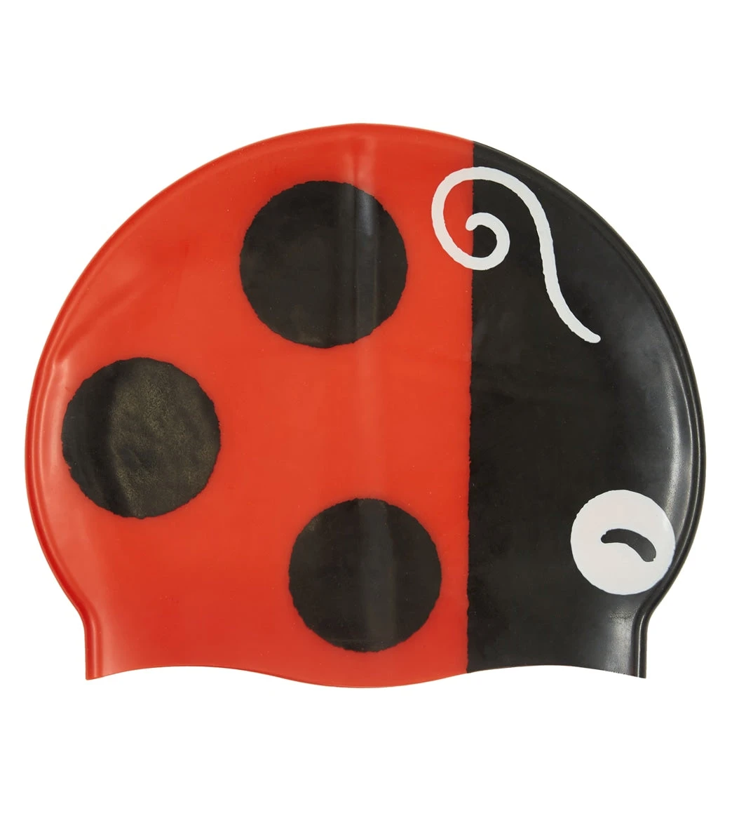 Sporti Ladybug Silicone Swim Cap Jr. 4 Sporti Ladybug Silicone Swim Cap Jr. - Image 2