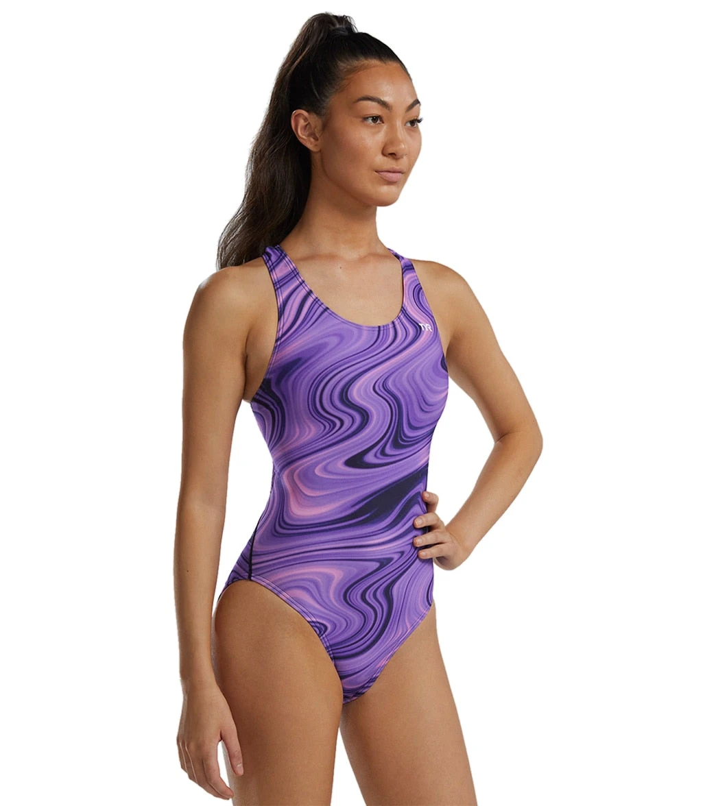 TYR Women's Vitality Durafast Elite Maxfit One Piece Swimsuit 4 TYR Women's Vitality Durafast Elite Maxfit One Piece Swimsuit - Image 2