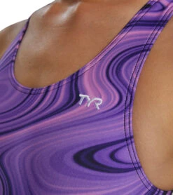 TYR Women's Vitality Durafast Elite Maxfit One Piece Swimsuit 26 TYR Women's Vitality Durafast Elite Maxfit One Piece Swimsuit -Swimming Equipment Shop 8644268228776 purple 5a