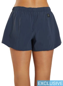 JOLYN Women's Janie Lifeguard Logo Run Short -Swimming Equipment Shop 8645523898536 navy 3a