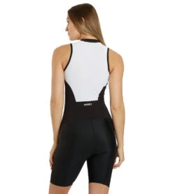 Zone3 Women's Lava Long Distance Trisuit -Swimming Equipment Shop 8645622399144 blkwht 3a