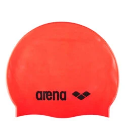 Arena Classic Silicone Swim Cap 39 Arena Classic Silicone Swim Cap -Swimming Equipment Shop 8645670666408 fluoredblack