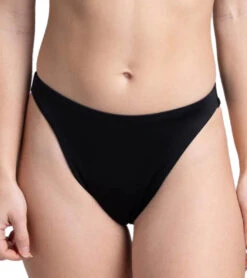 JOLYN Women's Mandy Solid Cinch Detail French Cut Bikini Bottom