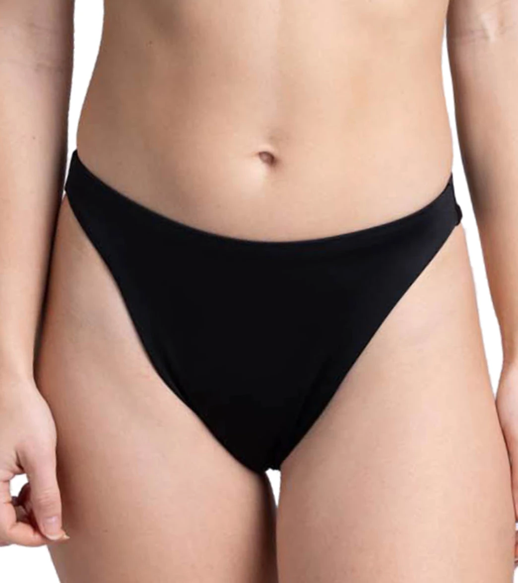 JOLYN Women's Mandy Solid Cinch Detail French Cut Bikini Bottom 3 JOLYN Women's Mandy Solid Cinch Detail French Cut Bikini Bottom