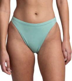 JOLYN Women's Mandy Solid Cinch Detail French Cut Bikini Bottom 27 JOLYN Women's Mandy Solid Cinch Detail French Cut Bikini Bottom -Swimming Equipment Shop 8645712904360 clover