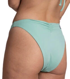 JOLYN Women's Mandy Solid Cinch Detail French Cut Bikini Bottom 25 JOLYN Women's Mandy Solid Cinch Detail French Cut Bikini Bottom -Swimming Equipment Shop 8645712904360 clover 3a