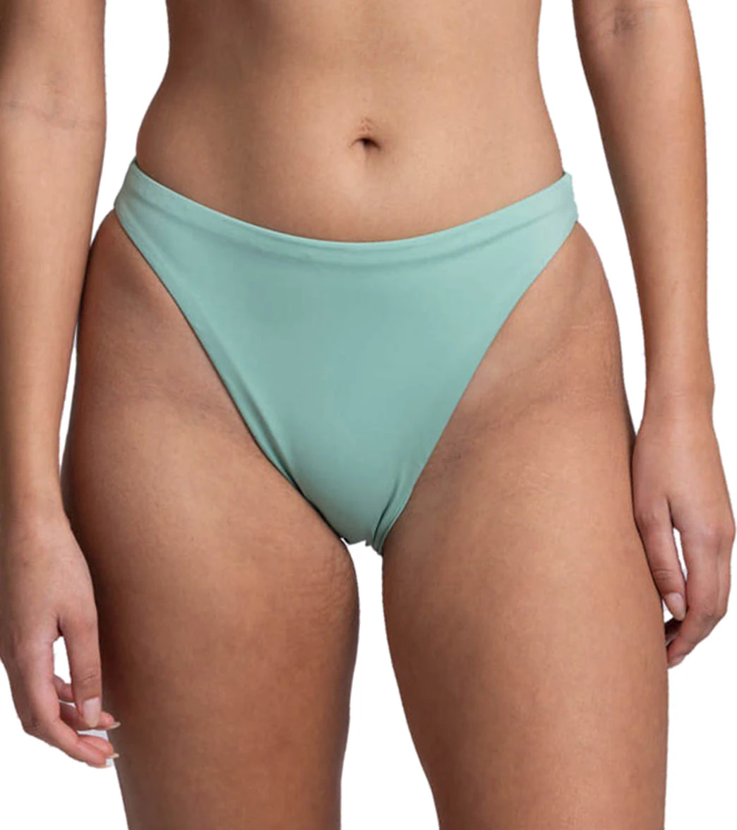 JOLYN Women's Mandy Solid Cinch Detail French Cut Bikini Bottom 12 JOLYN Women's Mandy Solid Cinch Detail French Cut Bikini Bottom - Image 10