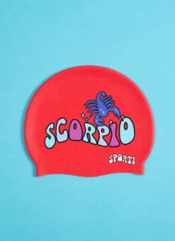 Sporti Groovy Zodiac Scorpio Silicone Swim Cap -Swimming Equipment Shop 8645784404136 scorpio