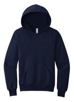 Bella + Canvas Youth Sponge Fleece Pullover Hoodie -Swimming Equipment Shop 8645817827496 navy