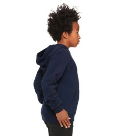 Bella + Canvas Youth Sponge Fleece Pullover Hoodie -Swimming Equipment Shop 8645817827496 navy 6a